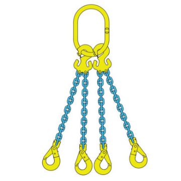 Gunnebo Industries - Wire rope sling 1-legged with eye + safety hook