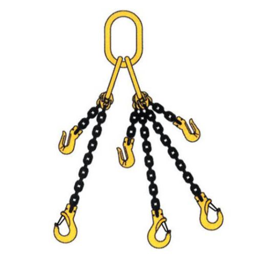 HONGKEFIT 3 Leg Lifting Chain Sling with Sling Hooks, Alloy Steel Engine  Chain Hoist Lifts Sling Chain for Lifting 3Ton (6613Lbs) Capacity Sling  Chain