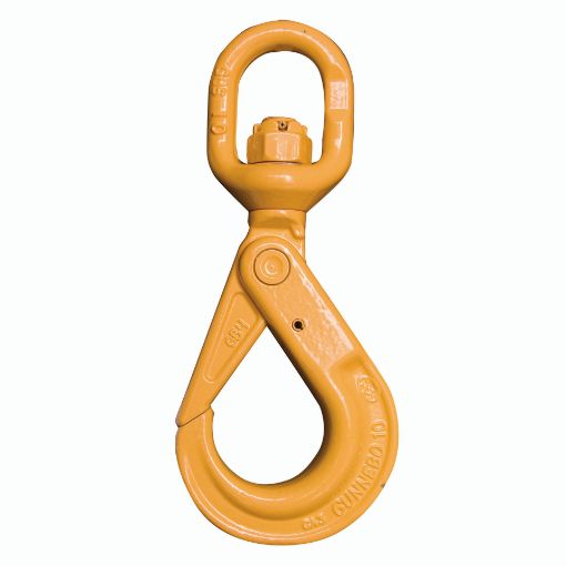 Self-Locking Hooks w/Bronze Bushings, Chain Slings, Slings