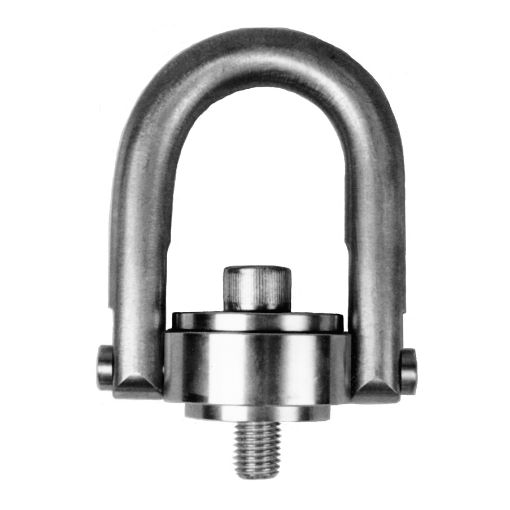 304 Stainless Steel Lifting Hoist Hook Rotatable Ring Claw Cargo