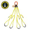 	uhmpe adjustable rope sling - four leg